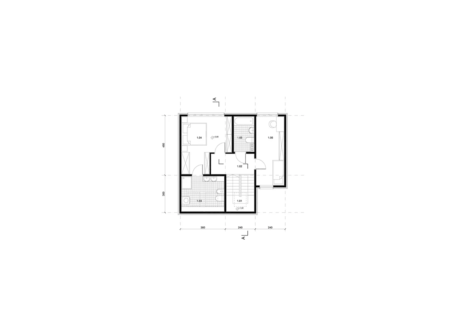 House 01 – drawing A112