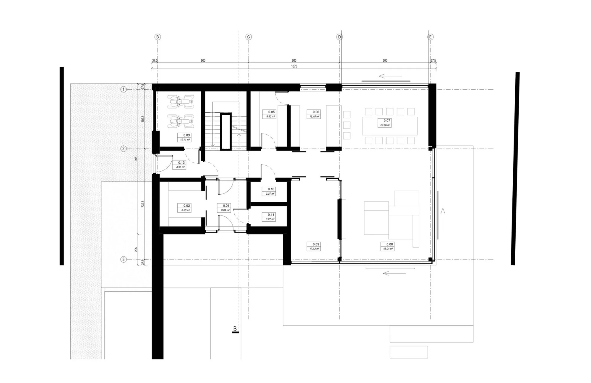 Layered House – drawing A02