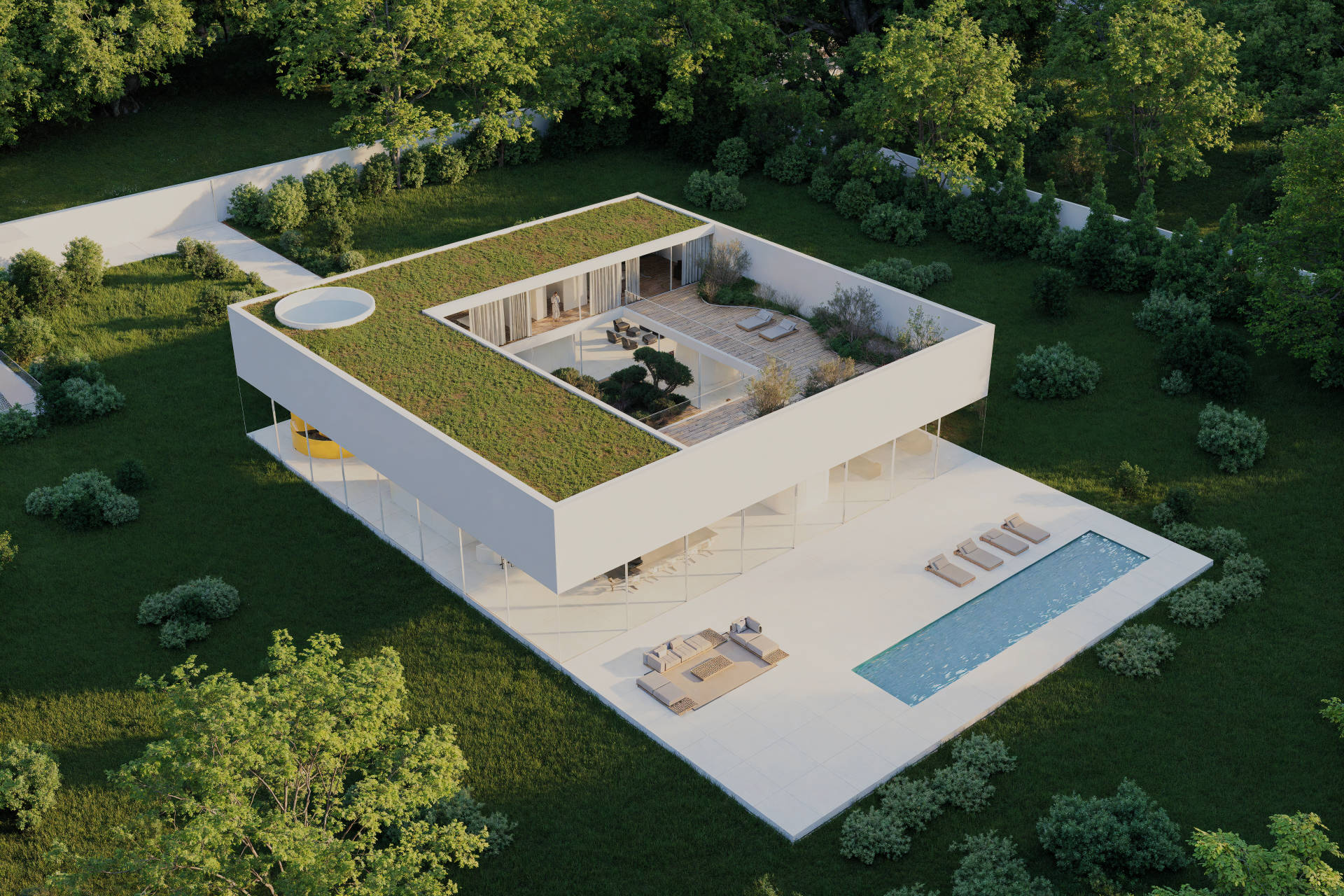 Dom z atrium – widok 10